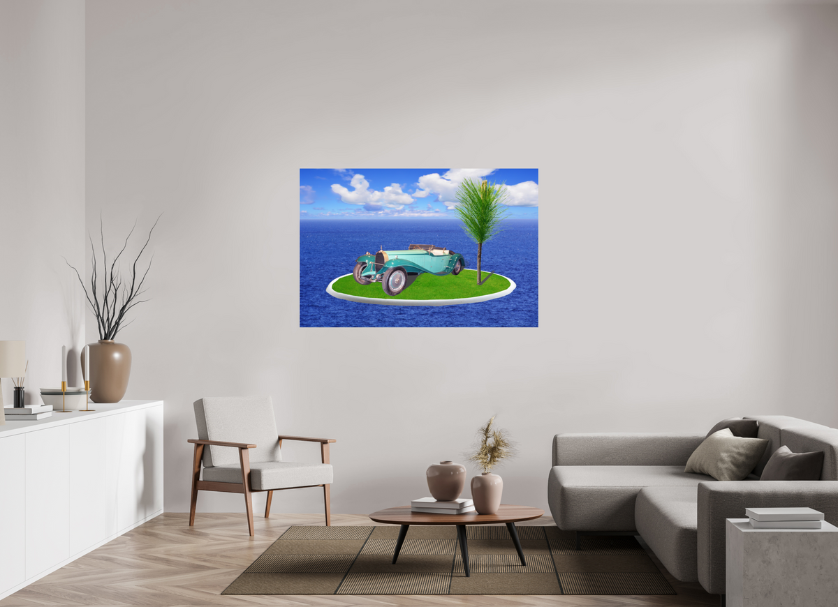 150 x 100 cm, Photo Print On Fuji Crystal DP II 521 Bugatti