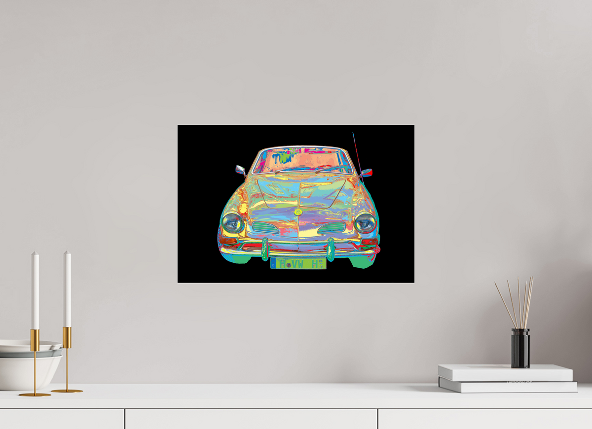 45 x 30 cm, Photo Print Under Acrylic Glass Karman Ghia