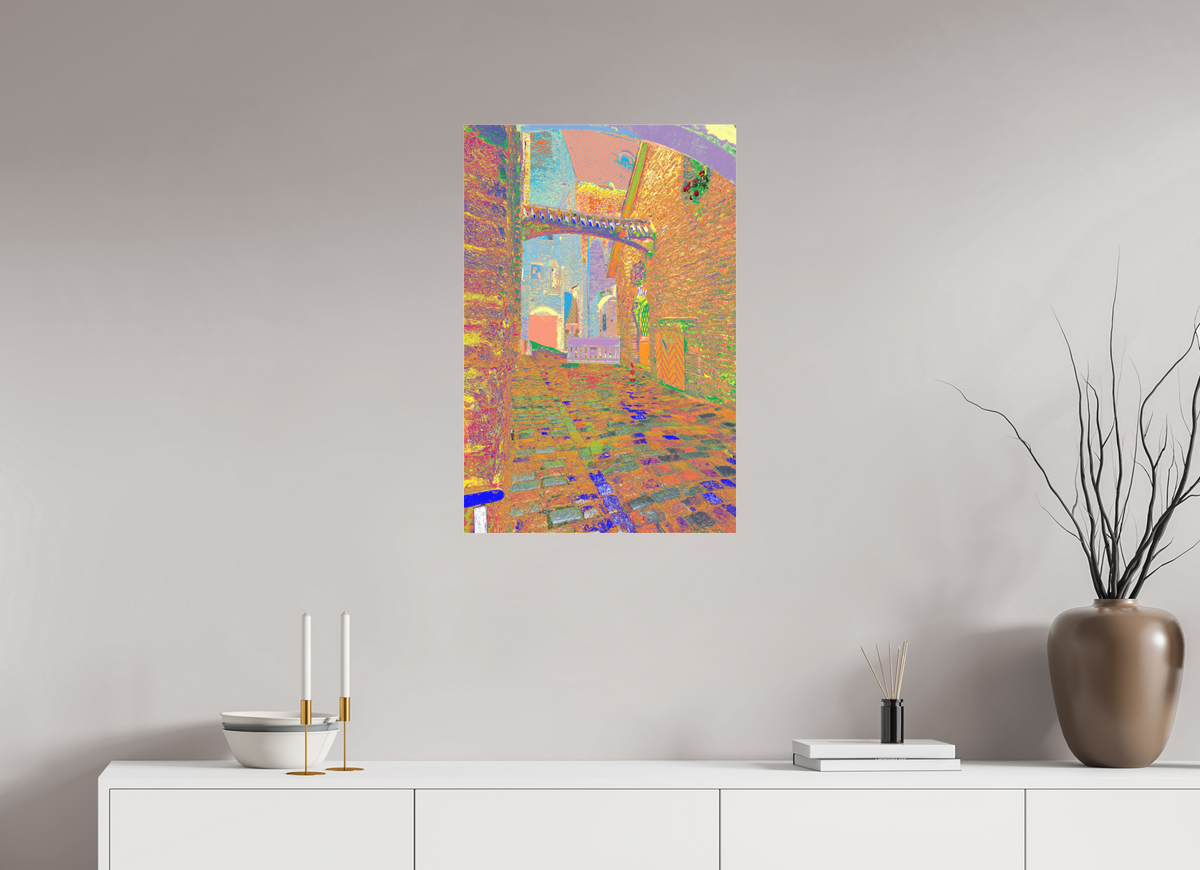 50 x 75 cm, Foto-Abzug hinter Acrylglas matt 812 Altstadt von Tallin