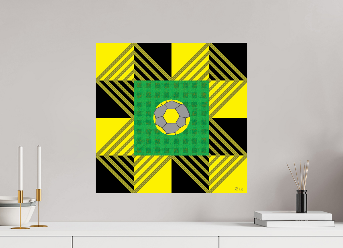 50 x 50 cm, Photo Print On Fuji Crystal DP II 710 Westfalenstadion
