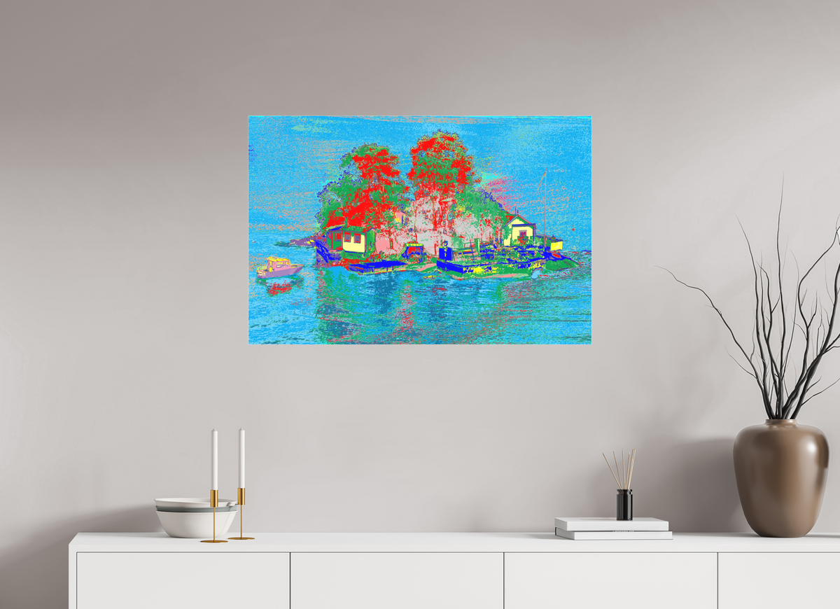 90 x 60 cm, Acryl Matt 827 Schärennisel