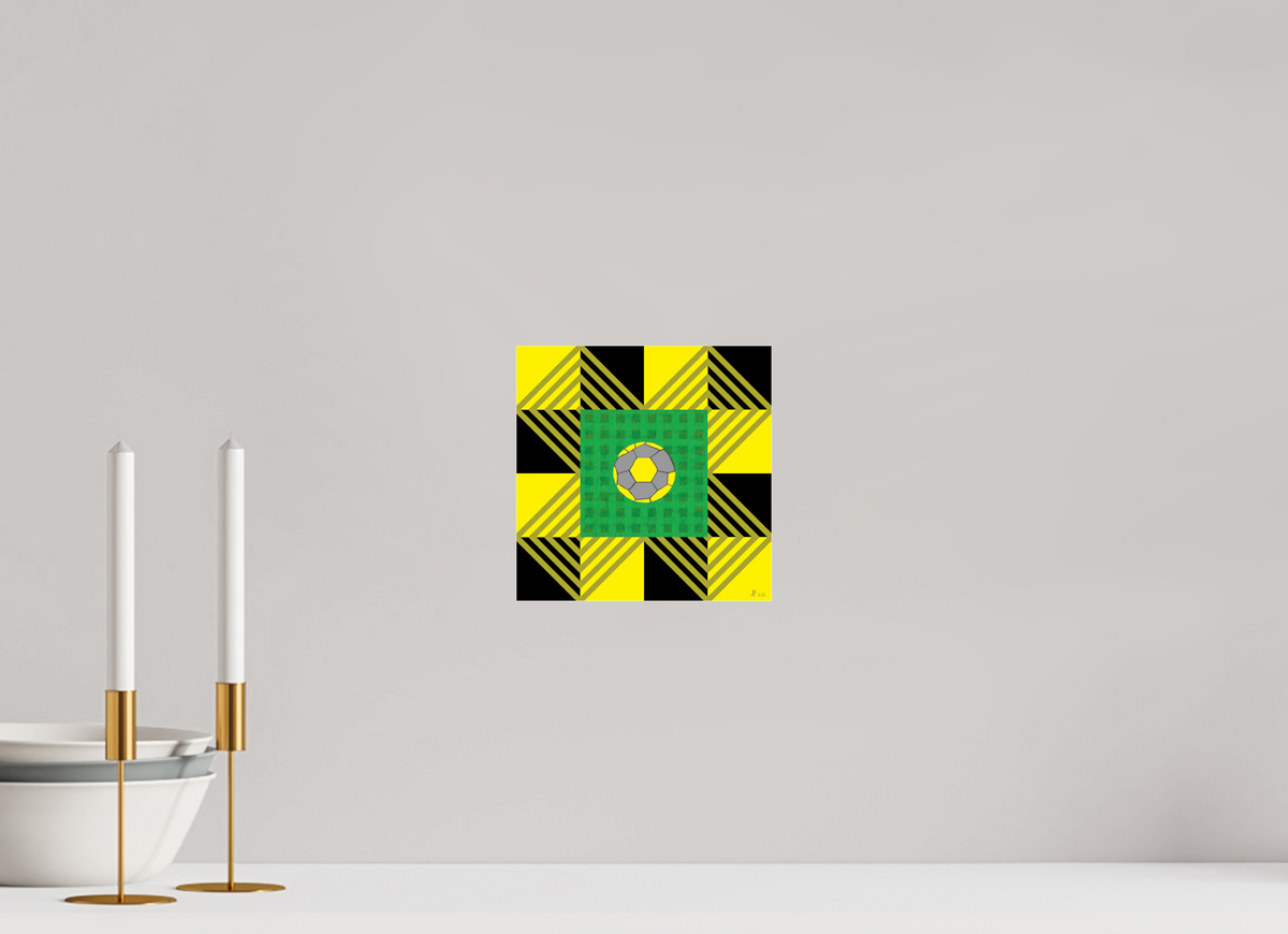 20 x 20 cm, Photo Print Under Acrylic Glass 710 Westfalenstadion