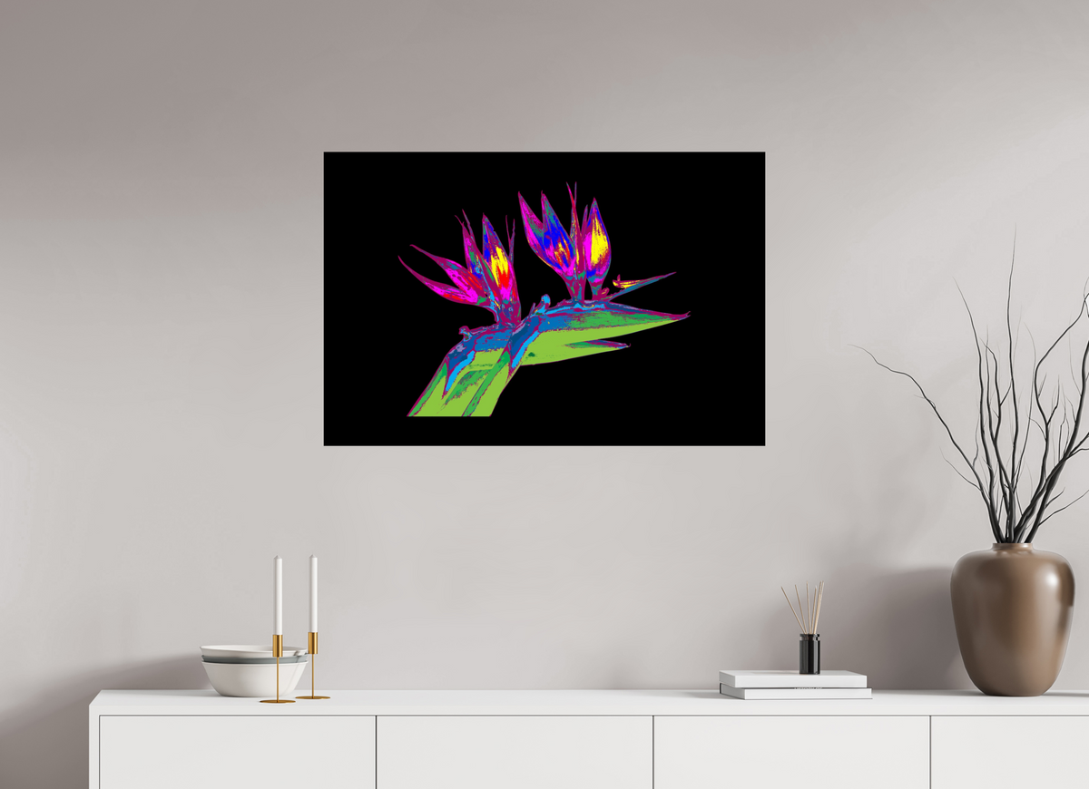 90 x 60 cm, Photo Print On Fuji Crystal DP II Papageienblume