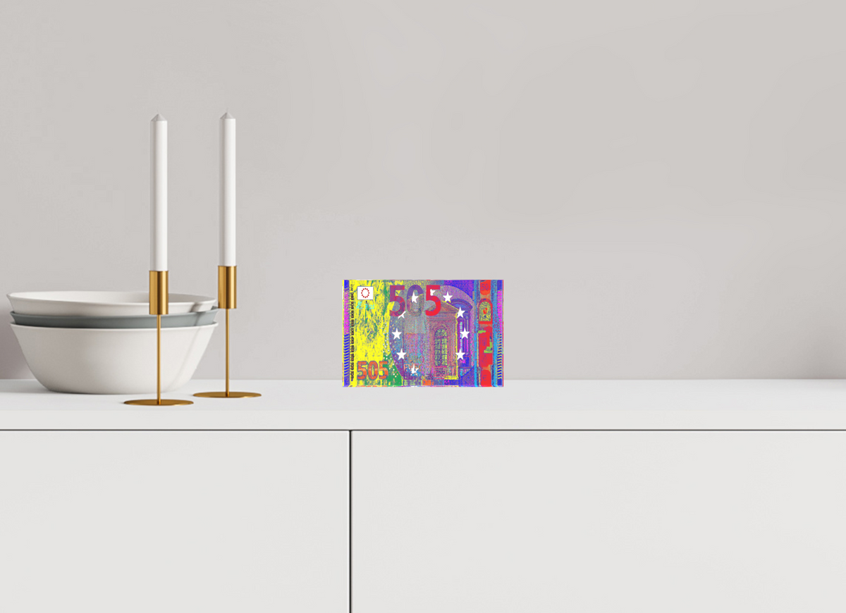 15 x 10 cm, Acylblock mit Geschenkbox 089 Inflation