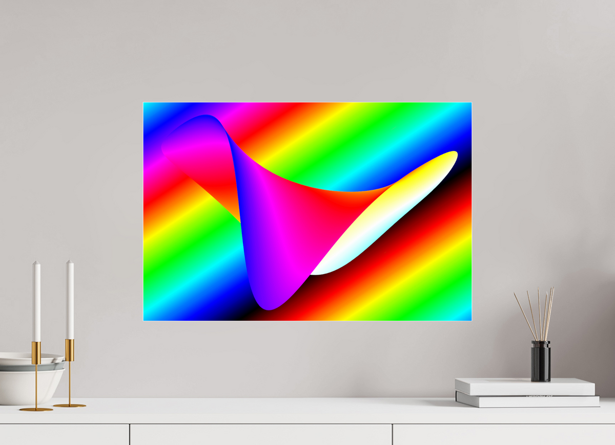 60 x 40 cm, Photo Print Under Acrylic Glass 080 Die Welle