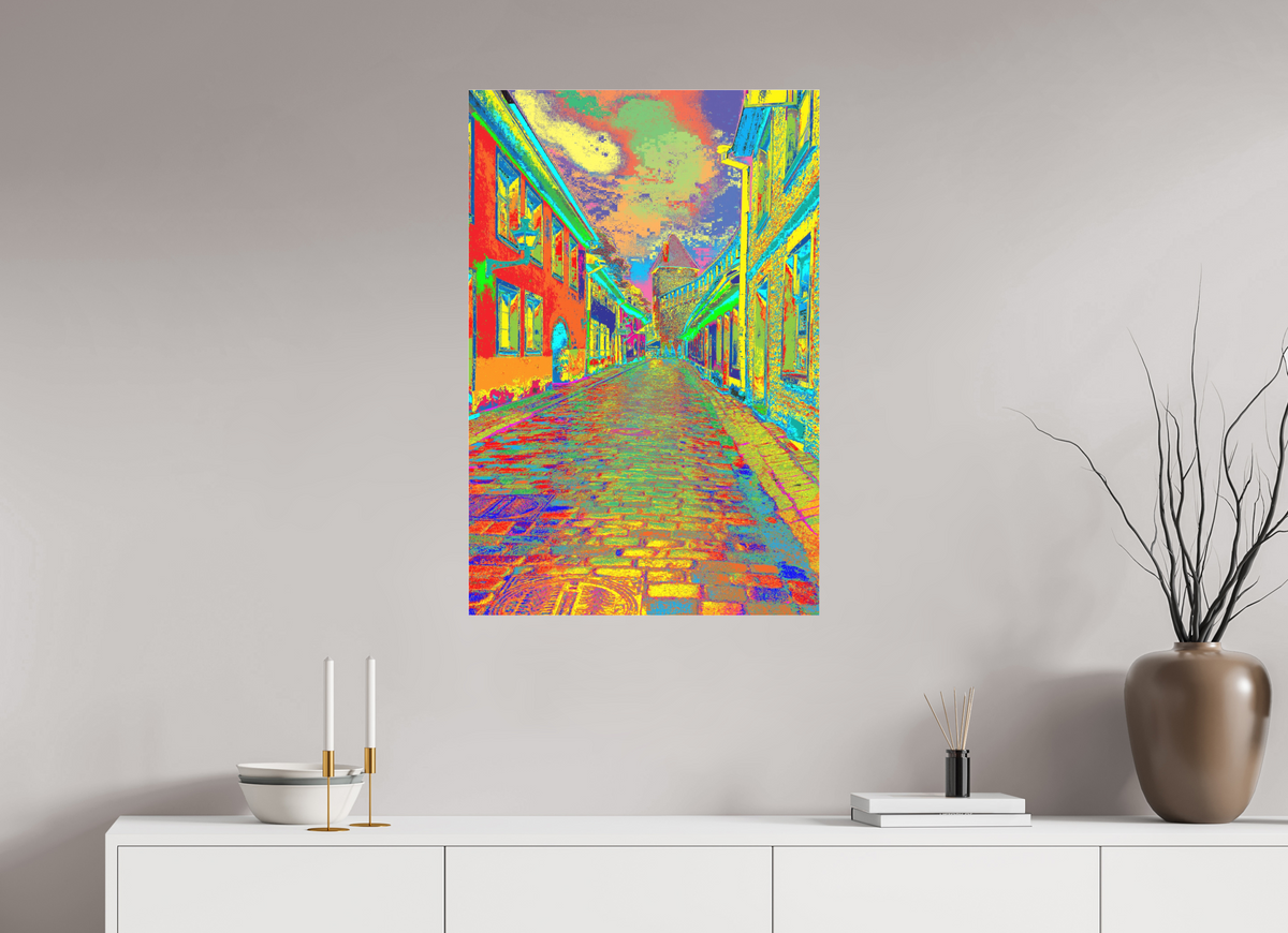 60 x 90 cm, Foto-Abzug hinter Acrylglas matt 810 Altstadt von Gotland