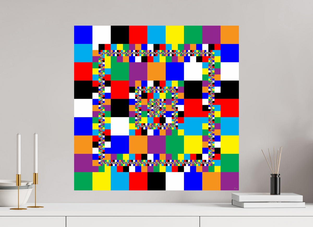 60 x 60 cm, Photo Print On Fuji Crystal DP II Nonett