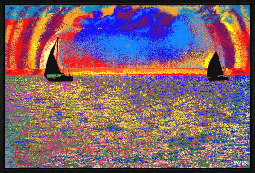 Main image 755 Zwei Segel im Meer