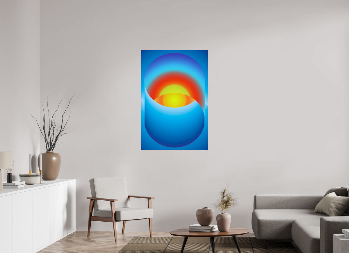 80 x 120 cm, Photo Print On Fuji Crystal DP II Sunrise
