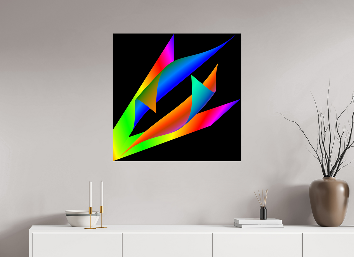 80 x 80 cm, Photo Print On Fuji Crystal DP II 335 Flos Futuri