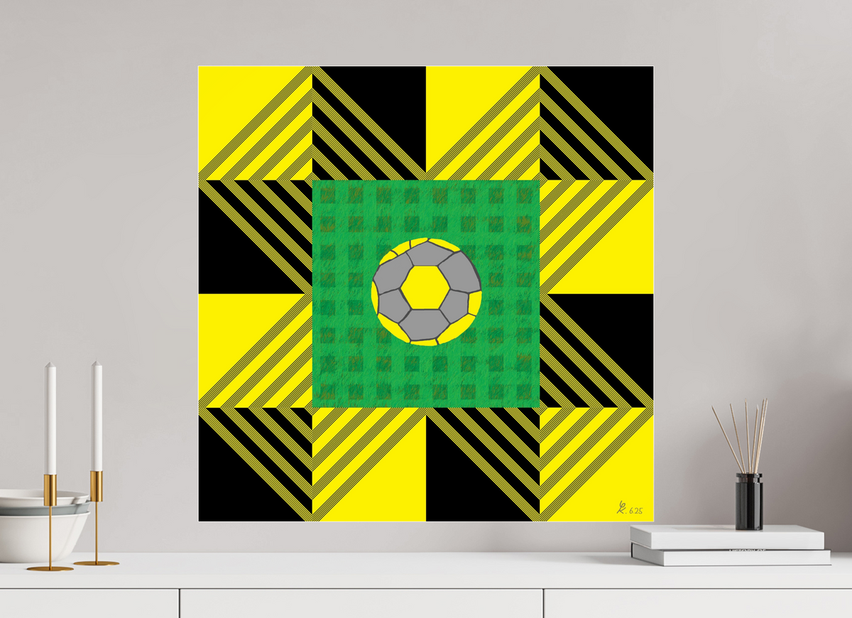 60 x 60 cm, Photo Print Under Acrylic Glass 710 Westfalenstadion