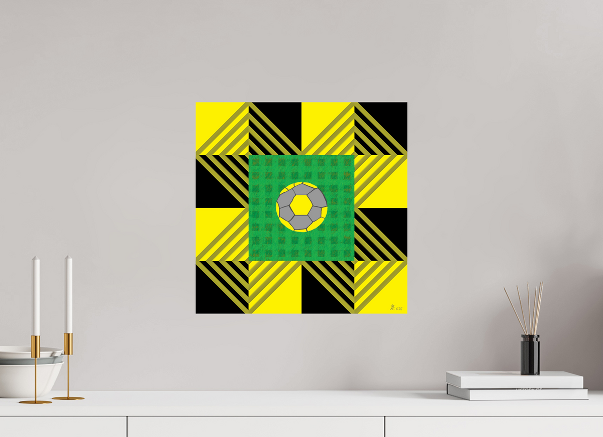 40 x 40 cm, Photo Print On Fuji Crystal DP II 710 Westfalenstadion