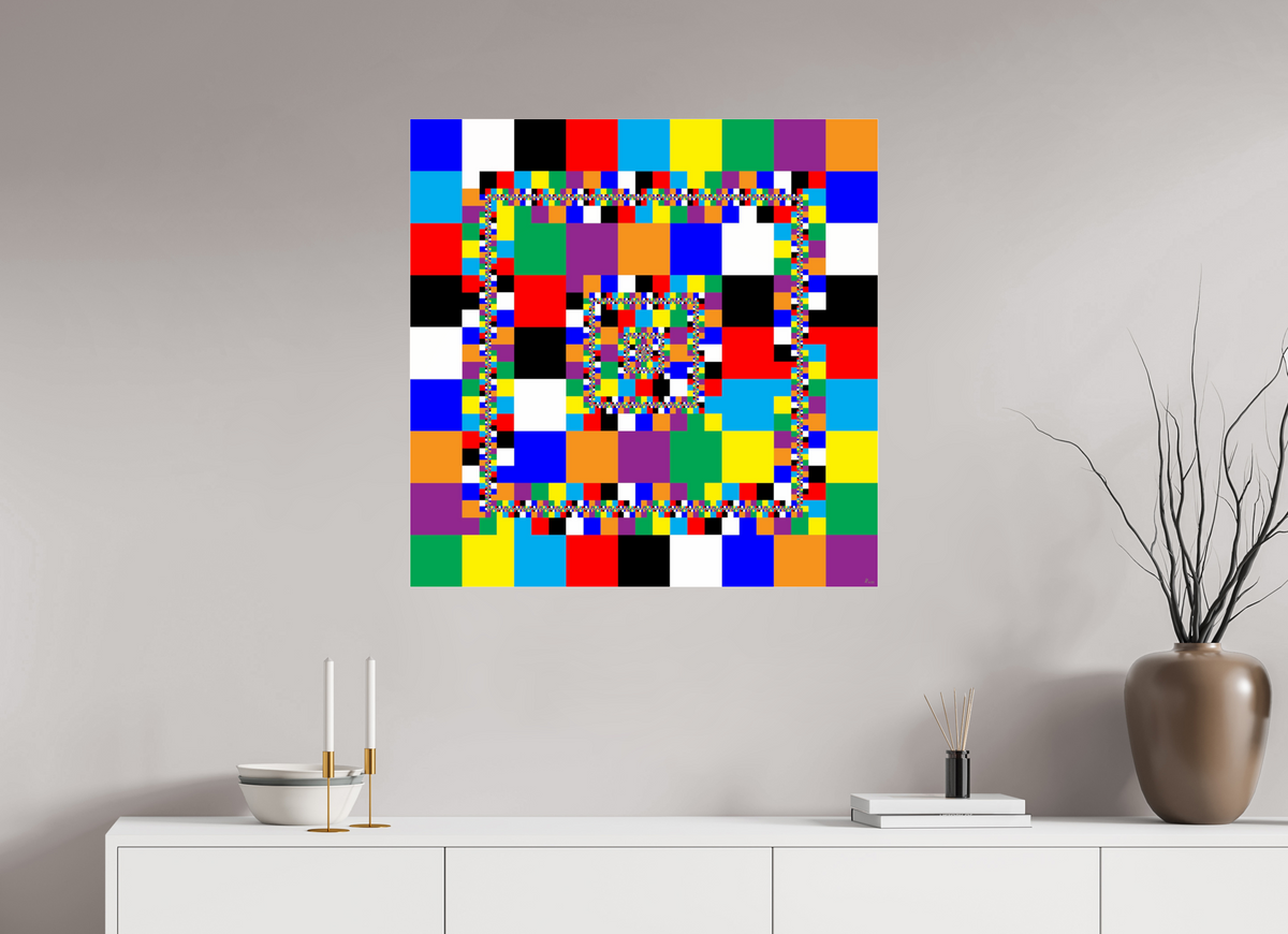 80 x 80 cm, Photo Print Under Acrylic Glass Nonett